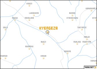 map of Kyengeza