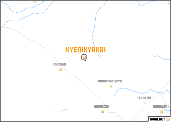 map of Kyeni Kya Kai