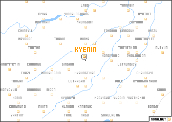 map of Kyenin