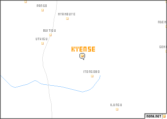 map of Kyense