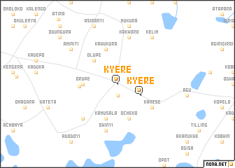 map of Kyere