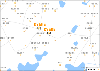 map of Kyere