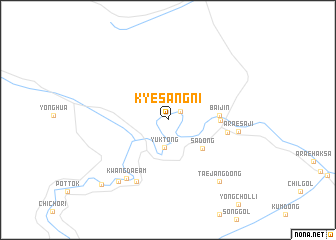 map of Kyesang-ni