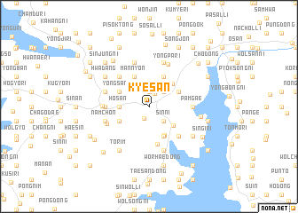 map of Kyesan