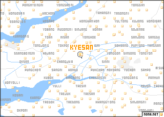 map of Kyesan