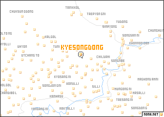 map of Kyesong-dong