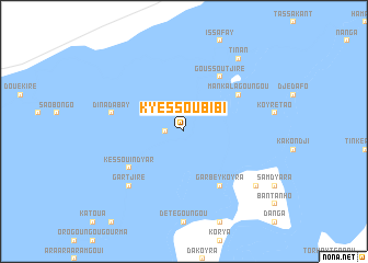 map of Kyessoubibi