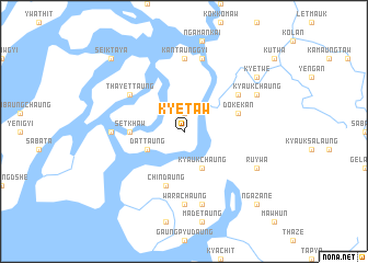 map of Kyetaw