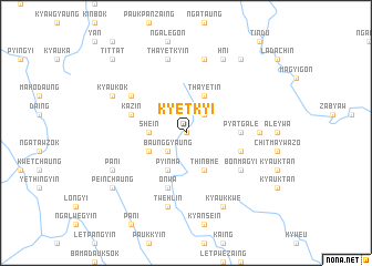 map of Kyetkyi