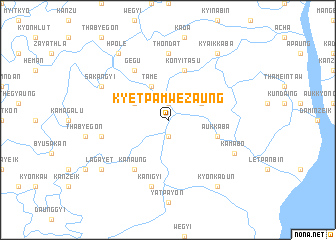 map of Kyetpamwezaung