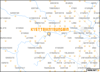 map of Kyettaiknyaungbin