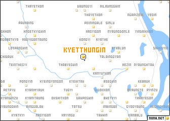 map of Kyetthungin