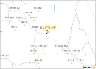 map of Kyetume