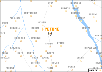 map of Kyetume