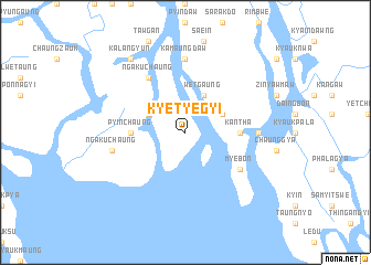 map of Kyetyegyi