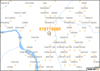 map of Kyetyogon