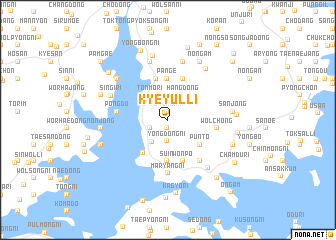 map of Kyeyul-li