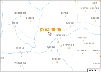 map of Kyezimbire