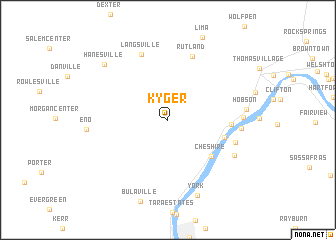 map of Kyger