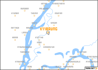 map of Kyibaung