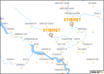 map of Kyibin-et