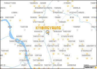 map of Kyibingyaung