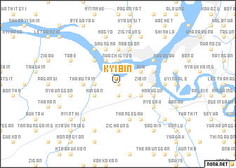 map of Kyibin