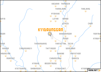 map of Kyidaunggan