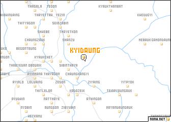 map of Kyidaung