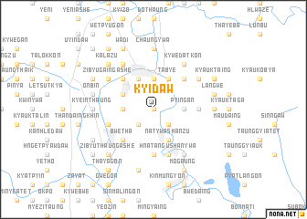 map of Kyidaw