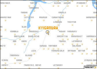 map of Kyigandaw