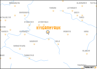 map of Kyigan Myauk