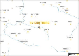map of Kyigan Taung