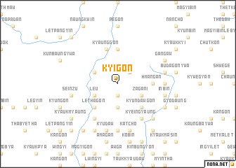 map of Kyigon