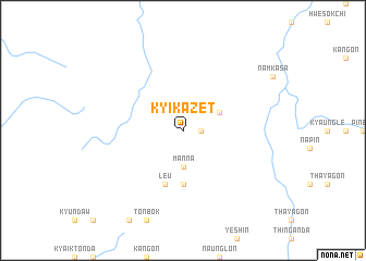 map of Kyikazet