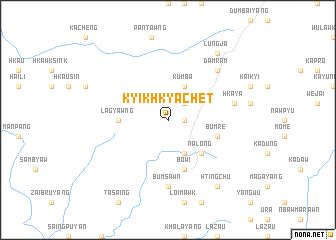 map of Kyikhkyachet