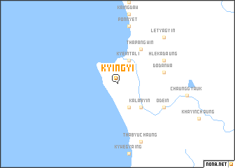 map of Kyingyi