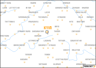 map of Kyin