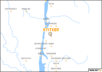 map of Kyitkon