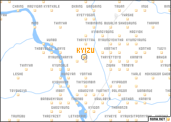 map of Kyizu