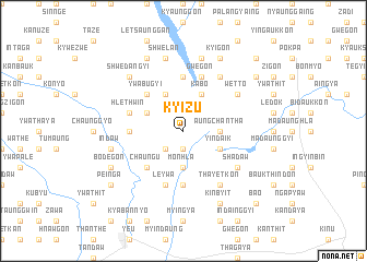 map of Kyizu