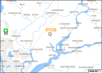 map of Kyizu