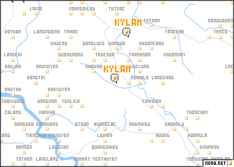 map of Kỳ Lâm