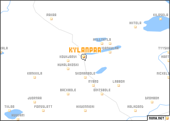 map of Kylänpää