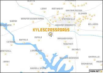 map of Kyles Crossroads