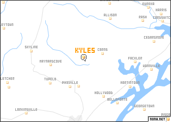 map of Kyles