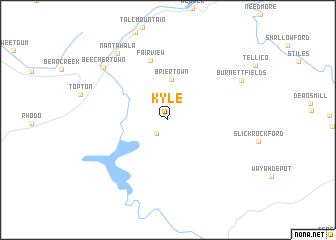 map of Kyle