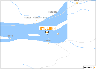 map of Kyllakh