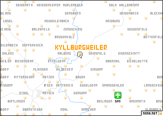 map of Kyllburgweiler