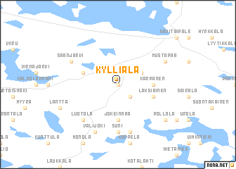 map of Kylliälä